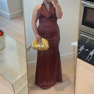Fashion Nova Satin Gown
